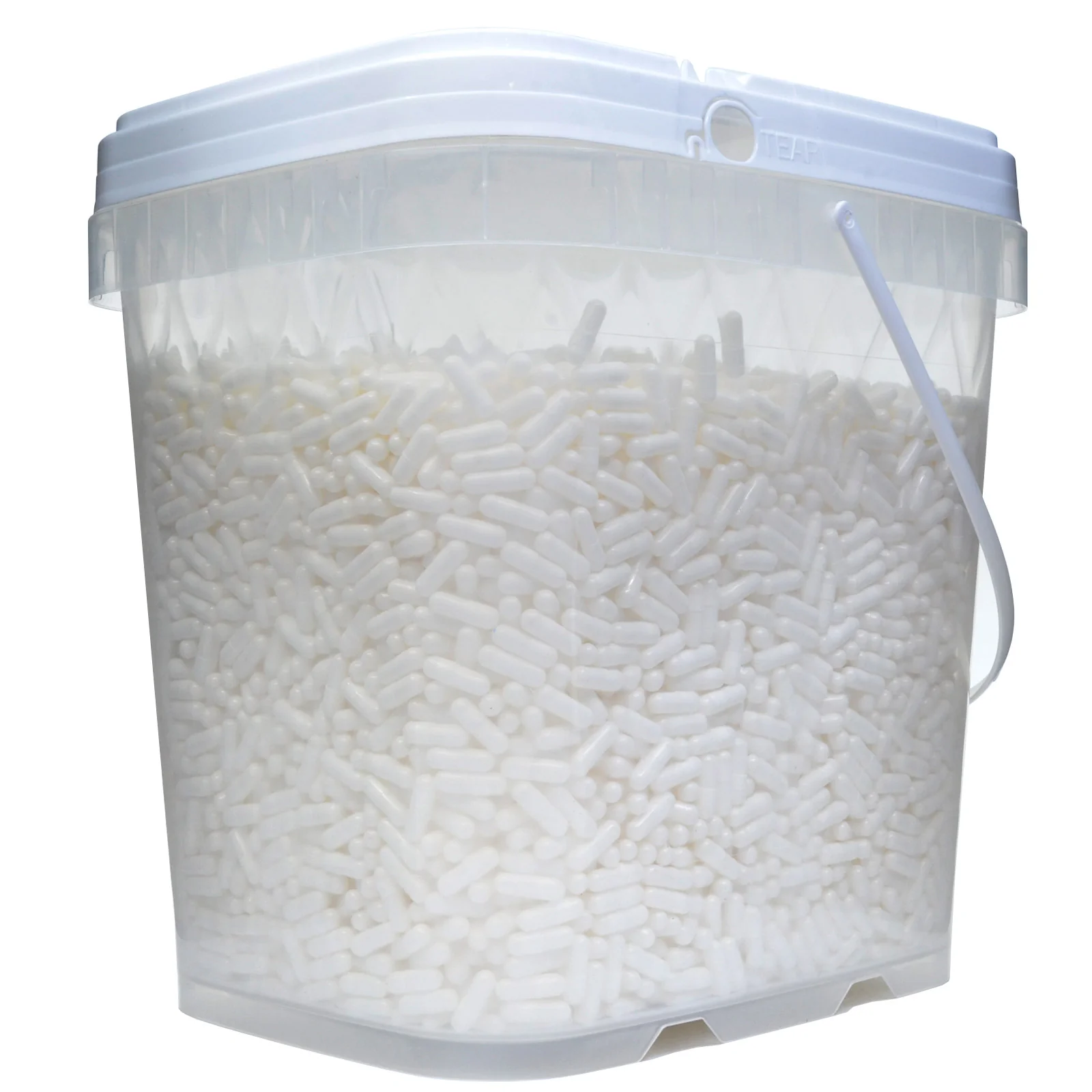 Gelatin Capsules, Size #0 (White/White) - Image 2